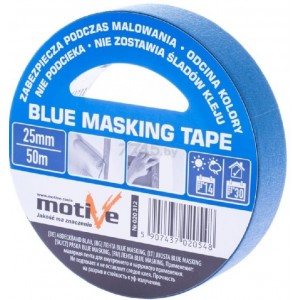 Лента малярная голубая 25мм*50мм, Motive, шт.